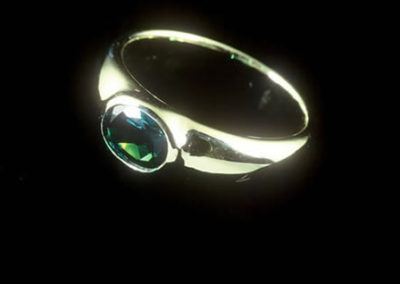 18k and Tourmaline Ring