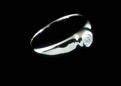 White Gold and Diamond Ring